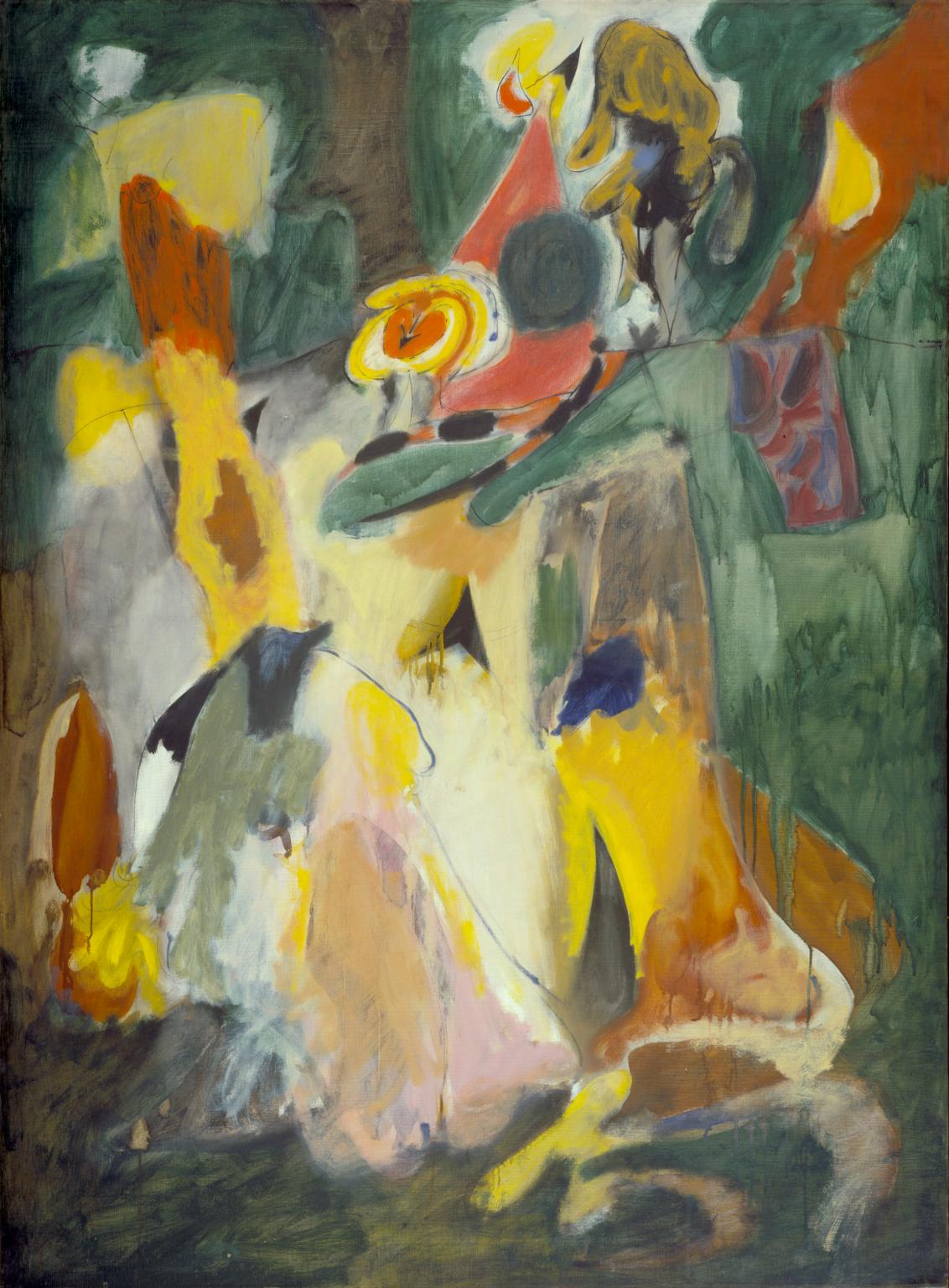 Waterfall 1943 by Arshile Gorky c.1904-1948